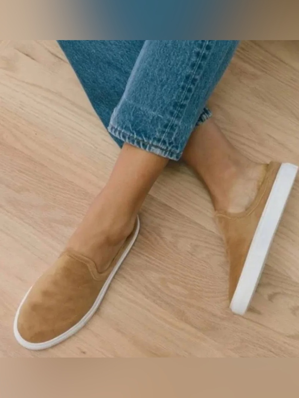 Jenni Kayne suede slide sneaker